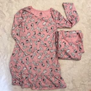 Disney girls twin PJs sz 7/8